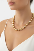 14K 20IN BALL BEAD NECKLACE 50CM X000953727