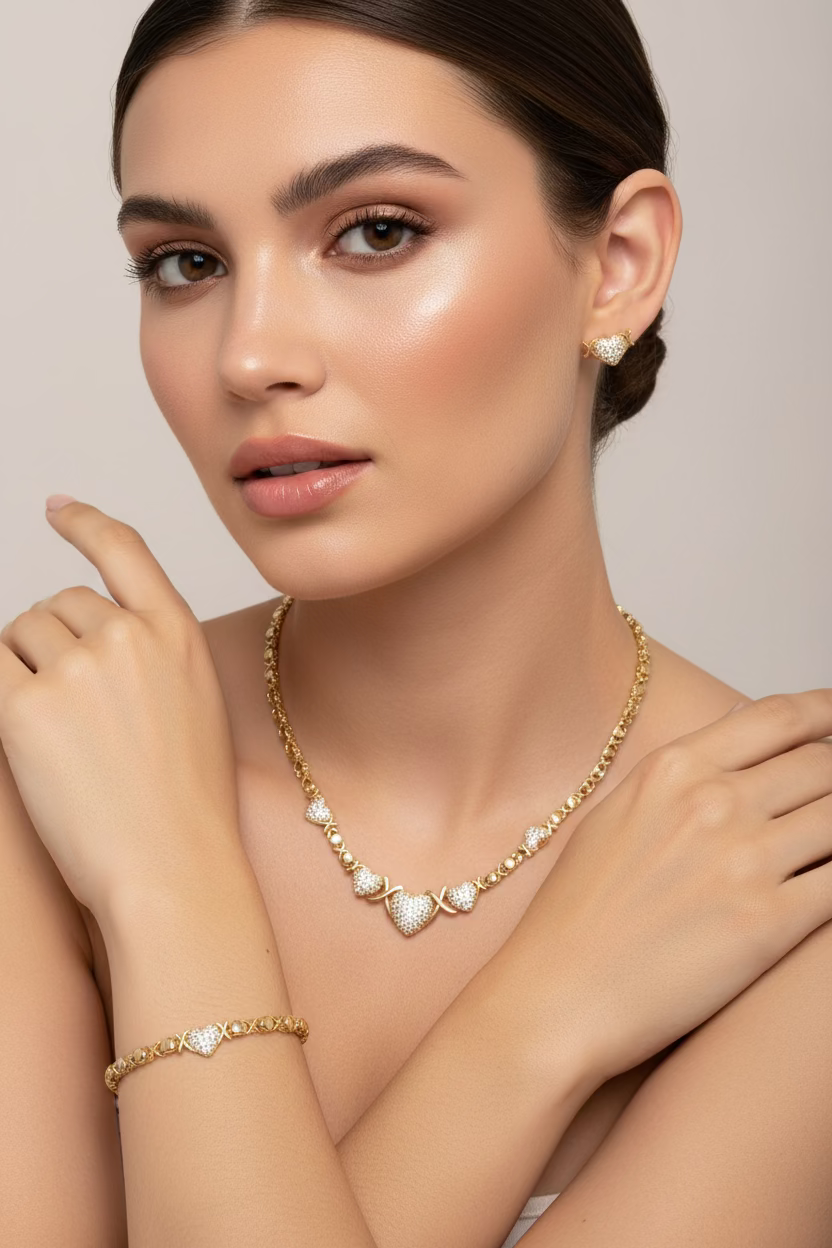 14K XOXO DESIGN 3PSET XM400C