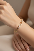 14K 21CM INSP GG CUSTOM SPELL-OUT NAME LINK BRACELET
