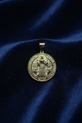 14K SAINT BENEDICT MEDAL PENDANT DC-80330011