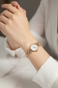 14K MULTI-COLOR X-NAO QUARTZ BUTTERFLY WATCH