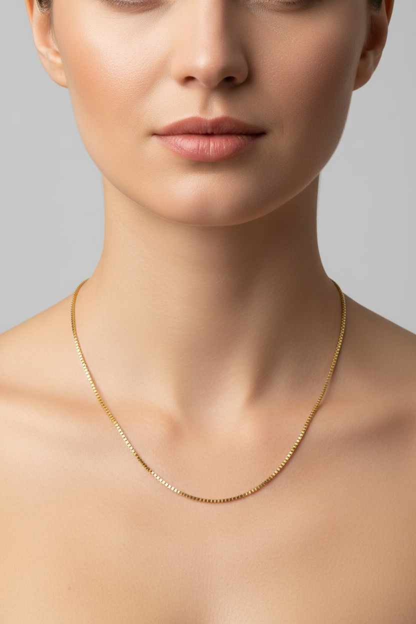 14K 24IN BOX CHAIN NECKLACE X000986265