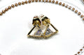 14K Triangle Stud Earing A00675082
