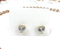 14K Heart Shape Stud EXX-0011-4MM