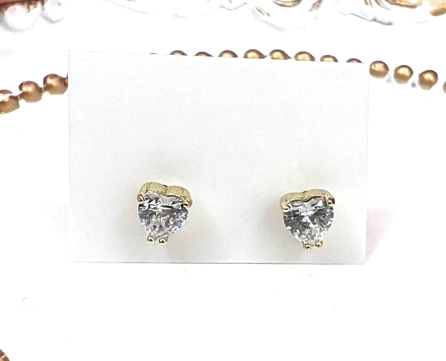 14K Heart Shape Stud EXX-0011-4MM
