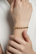 14K INSP TIFFANY HARDWEAR LINK BRACELET TH-01230004