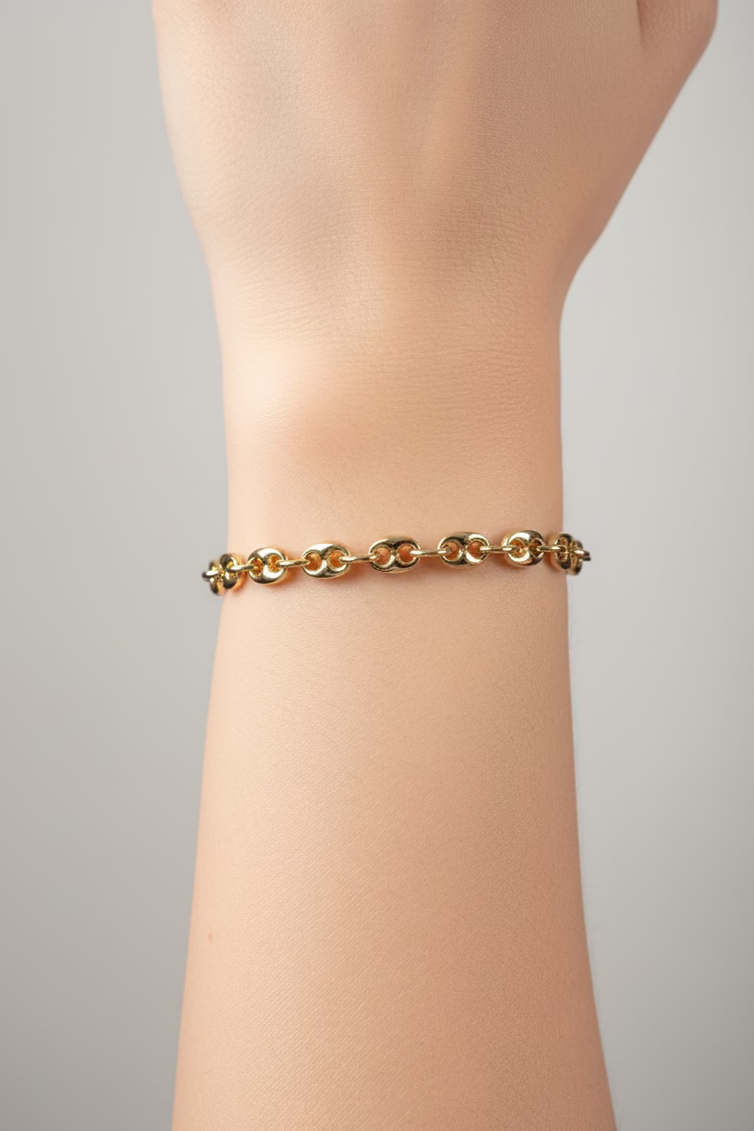 14K 5N  INSP GG PUFFED MARINER LINK CHAIN TH-05150004