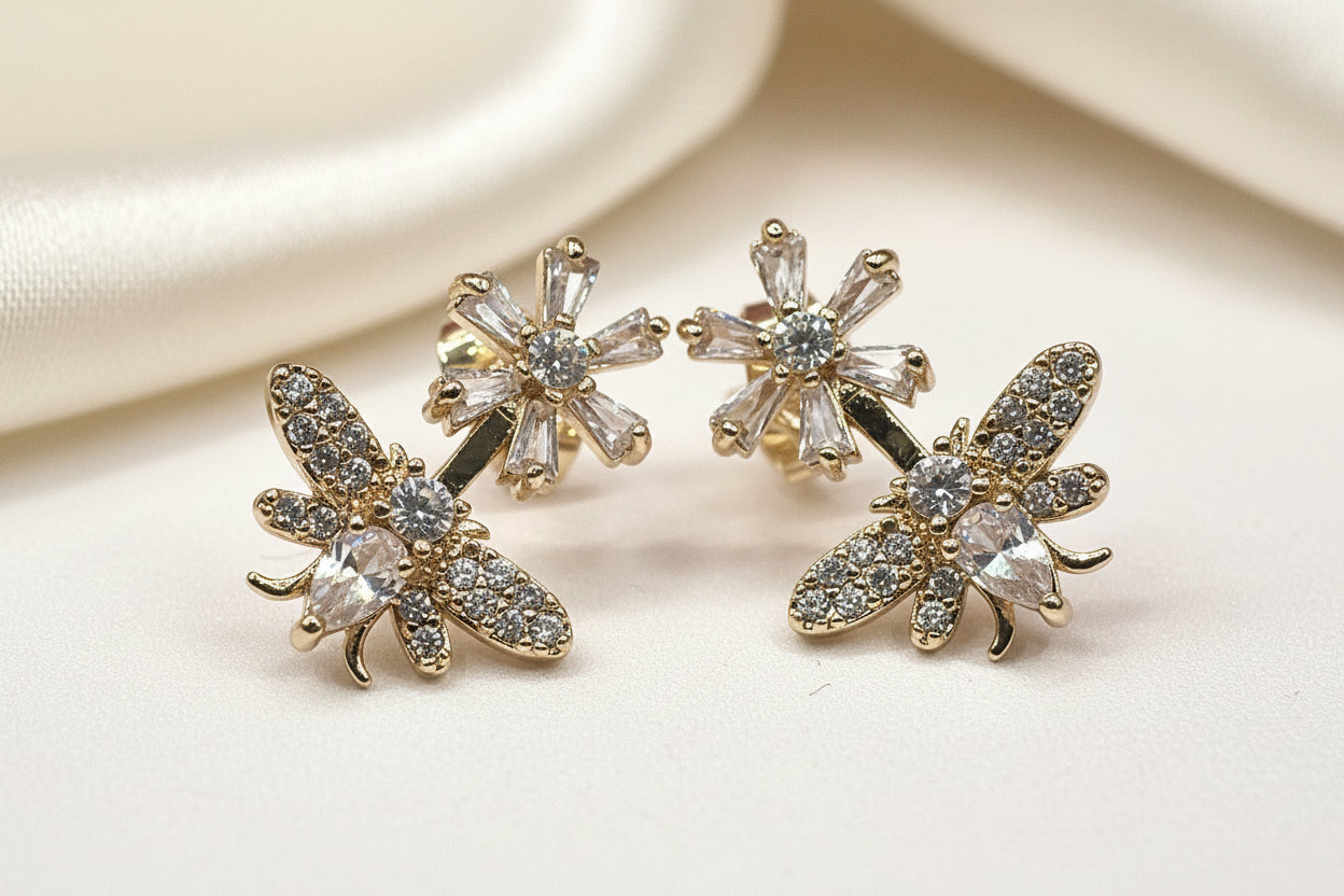 14K Stud RQ-Flower