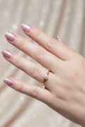 14K CLEAR SOLITAIRE RING X001197520