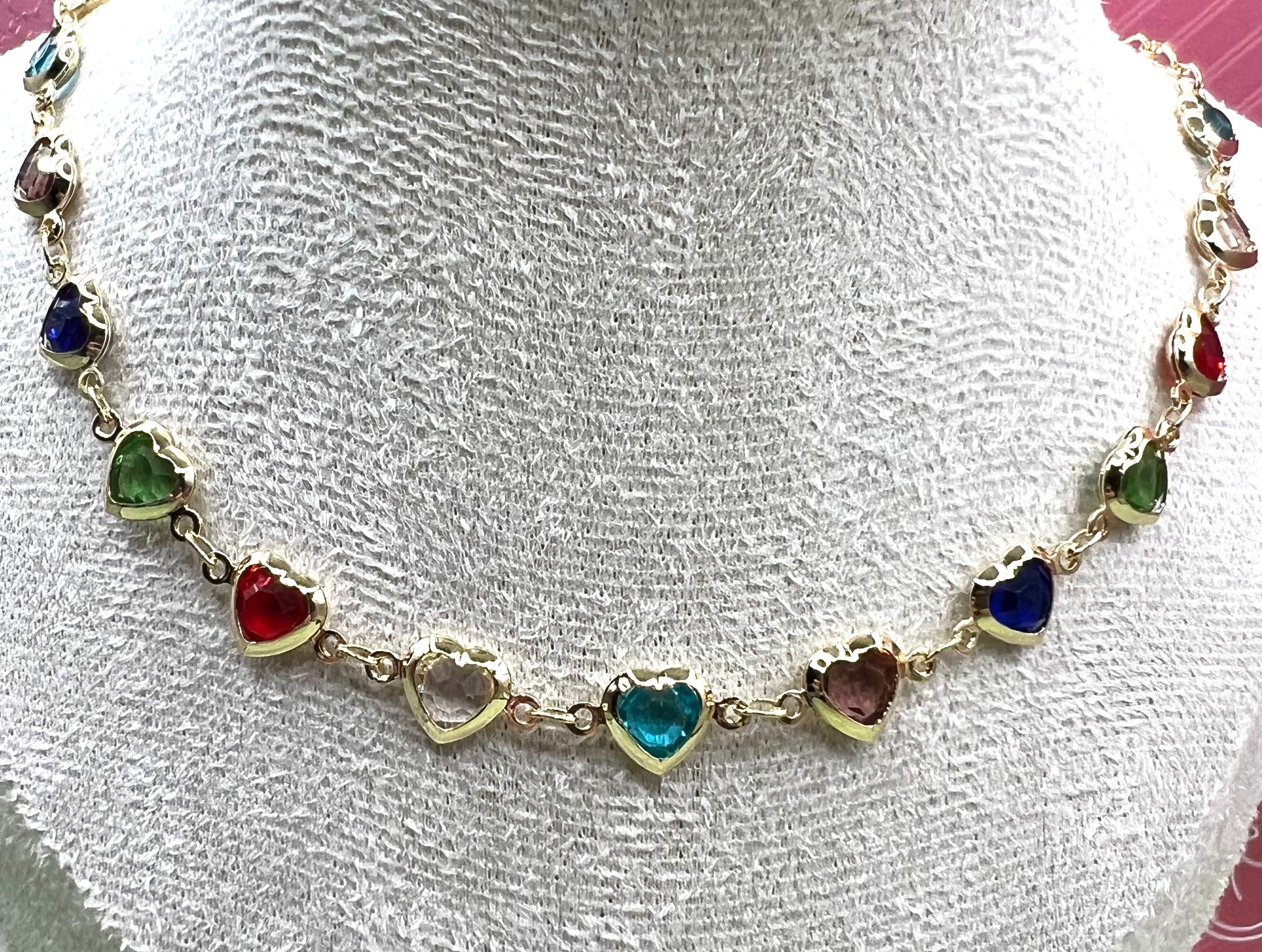 14K Multicolor Heart Set TH-04390003