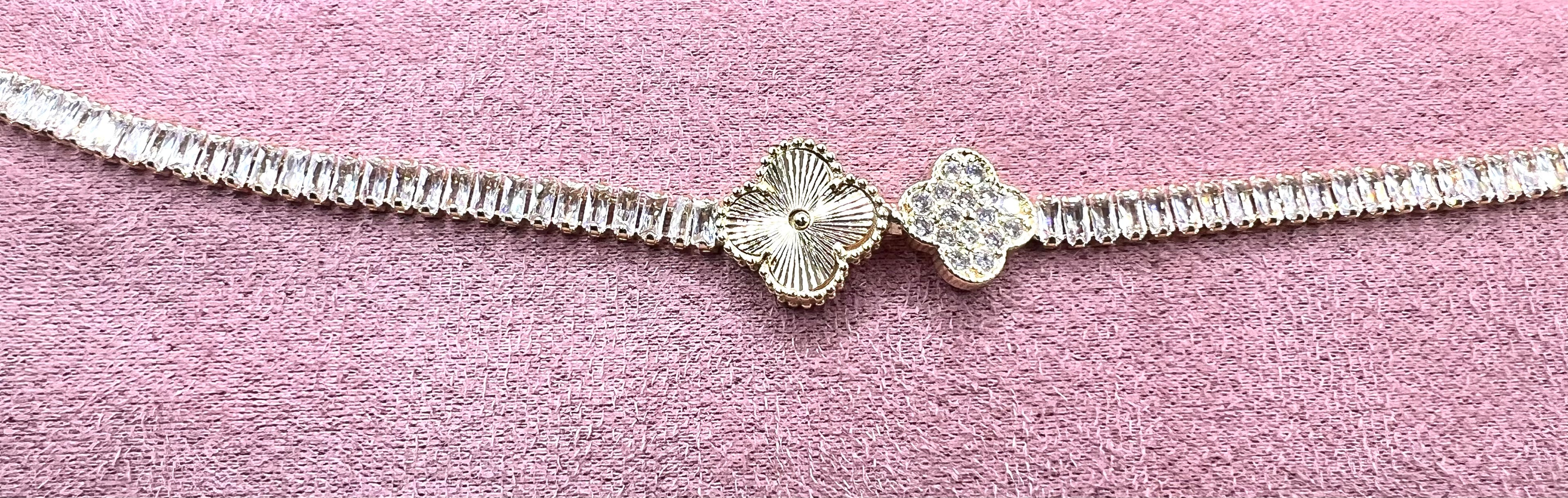 14K INSP Clover Bracelet RQ141-11.3
