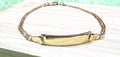 14K Nameplate Bracelet Figaro PS-00300003