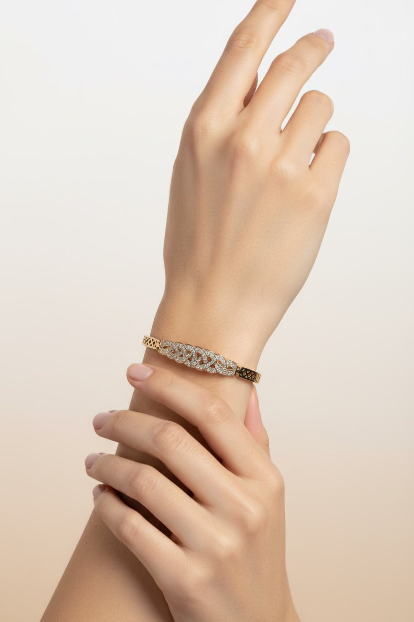 14K CENTERPIECE STATION LINK BRACELET