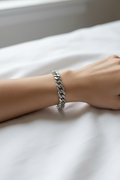 WHG ICED OUT CENTER CUBAN LINK BRACELET