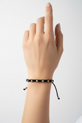 14K HANDWOVEN BEADED MACRAME STRING BRACELET ES-11020001