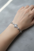 WHG ORNATE CLOVER STATION LINK BRACELET
