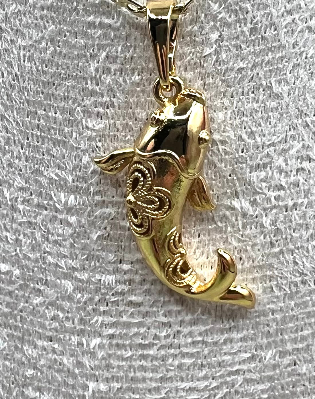 14K Fish Pendant ZPSM-0416