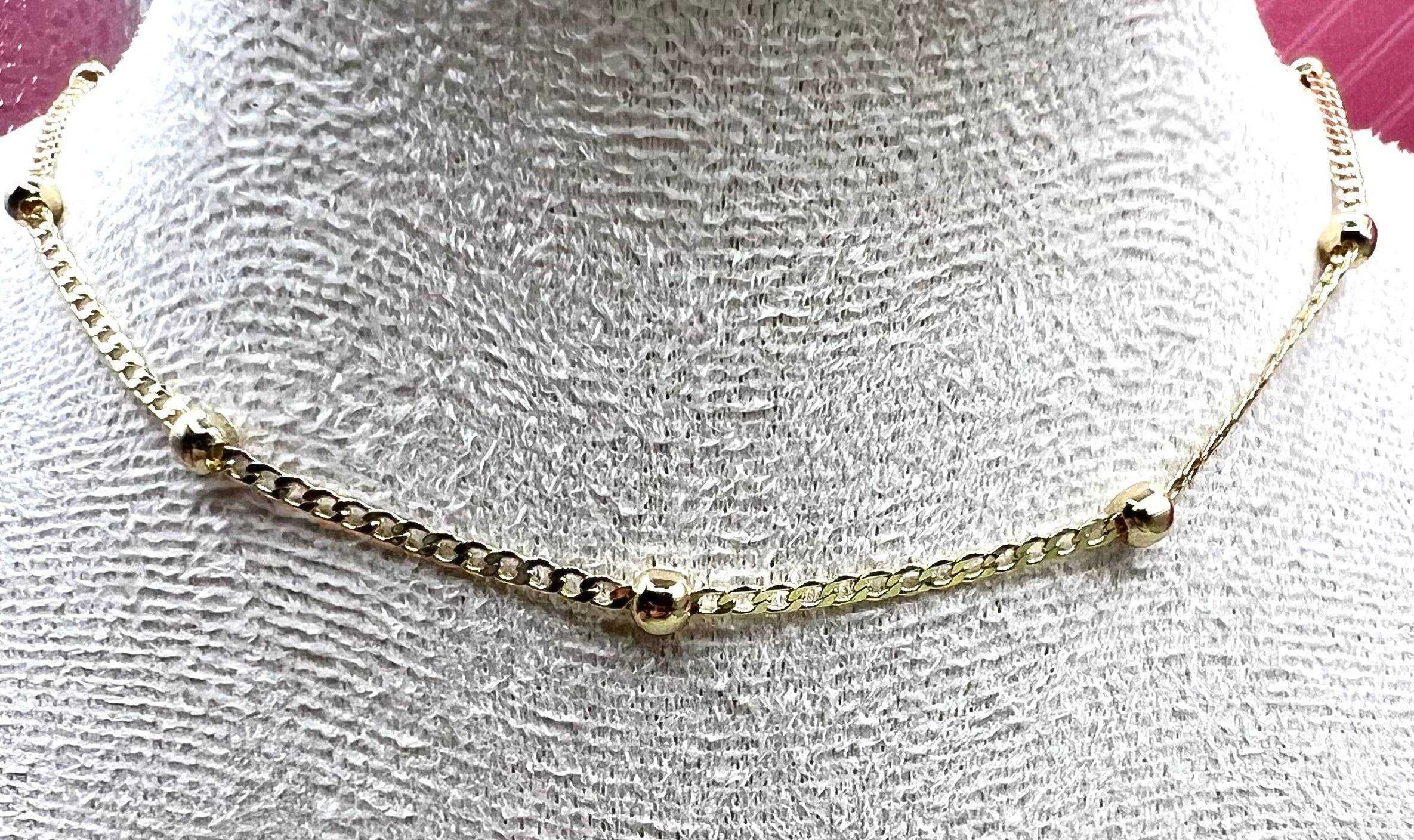 14k Ballchain Necklace LCC-30400005 18in