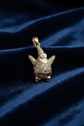 14K ICED-OUT PATRICK STAR PENDANT
