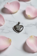 WHG INSP CC CRYSTAL HEART PENDANT