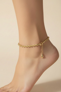 14K ROPE CHAIN 21+5CM ANKLET LCC-28450445