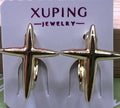 14K Cross Earings TESM-1412