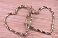 14K Heart Earings R-23370005