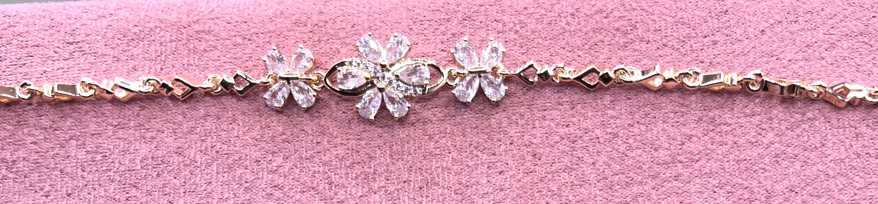 14K Flower Bracelet MS-21700005