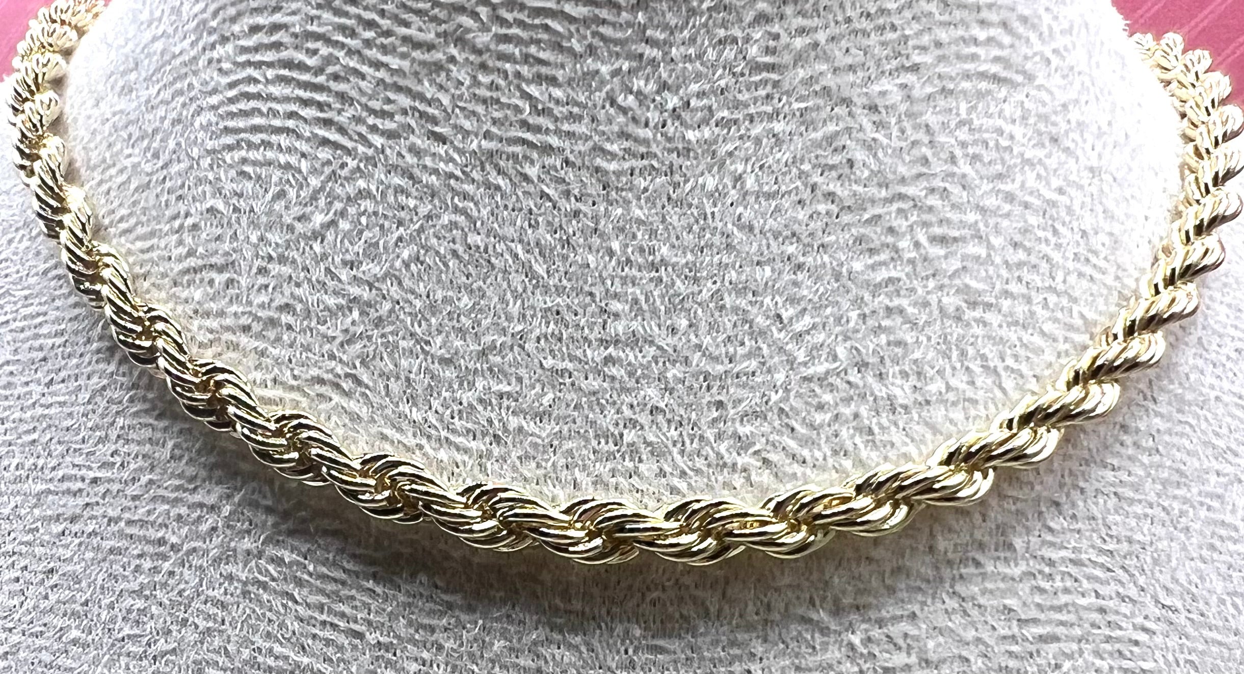 14K Rope Necklace Chain 4.5N-60CM LCC-28450104