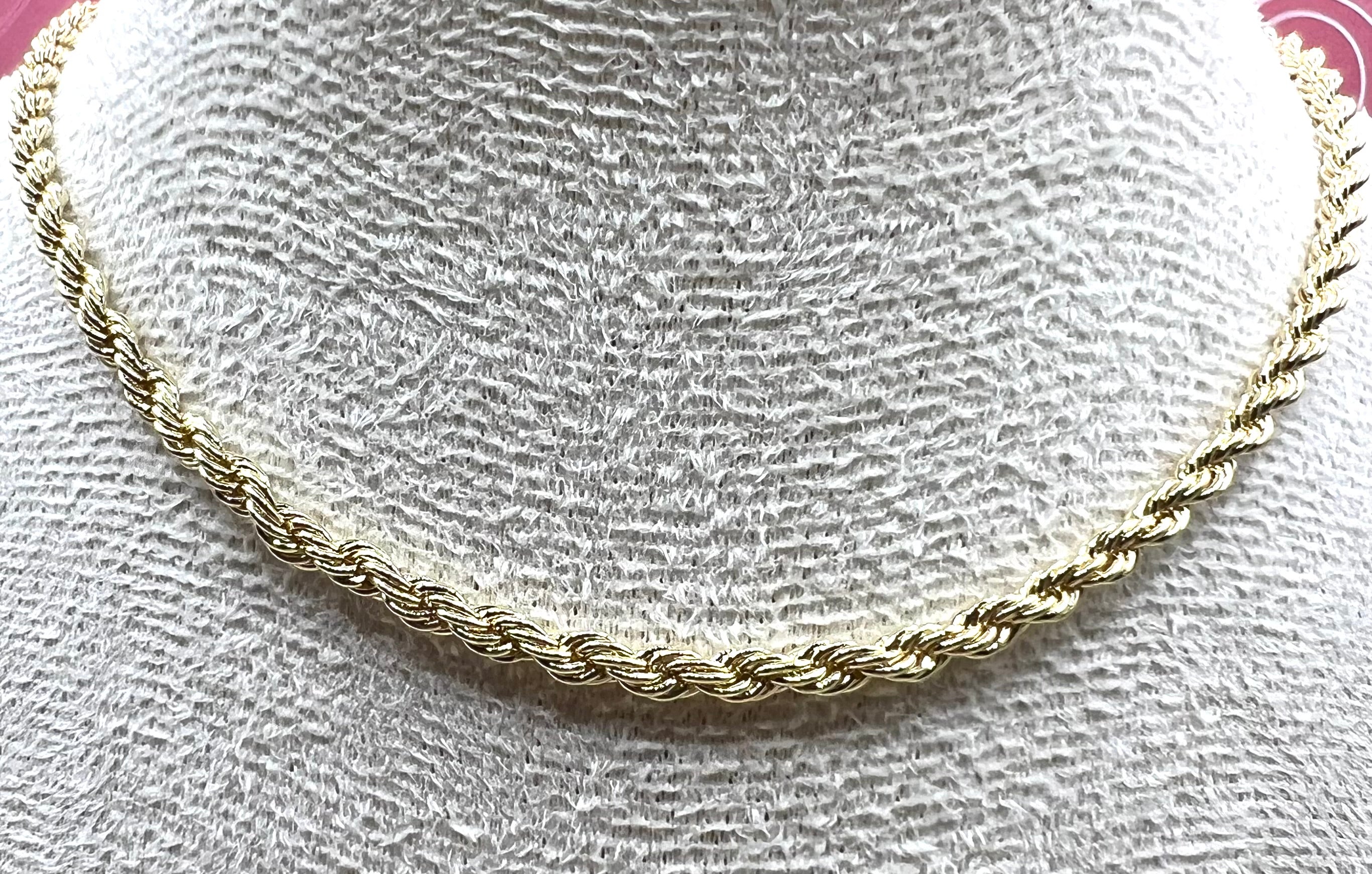 14K 18in Rope Necklace Chain 3N-45CM LCC-28450050