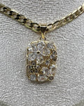 14K Flowers Pendant Clear GS-14590004