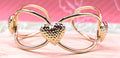 14K Heart Bangle Bracelet CH-04620001