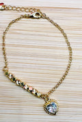 14k Heart Bracelet OS-07200001