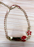 14K Lady Bug Bracelet PS-00630220