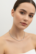 STS 18IN PAPERCLIP NECKLACE CHAIN T001199652