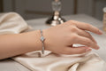 WHG CENTRAL CLEAR CLOVER TENNIS BRACELET RQ