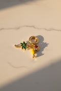 14K PANDORA TROPICAL VACATION THEME PENDANT
