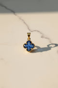 14K BLUE CLOVER PENDANT GS-21740012