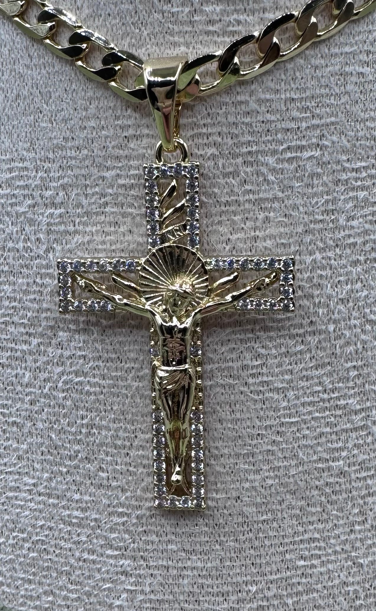 14K Cross Pendant ZPYX-3937