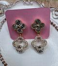 14K Dangle Stud RQ-Clover