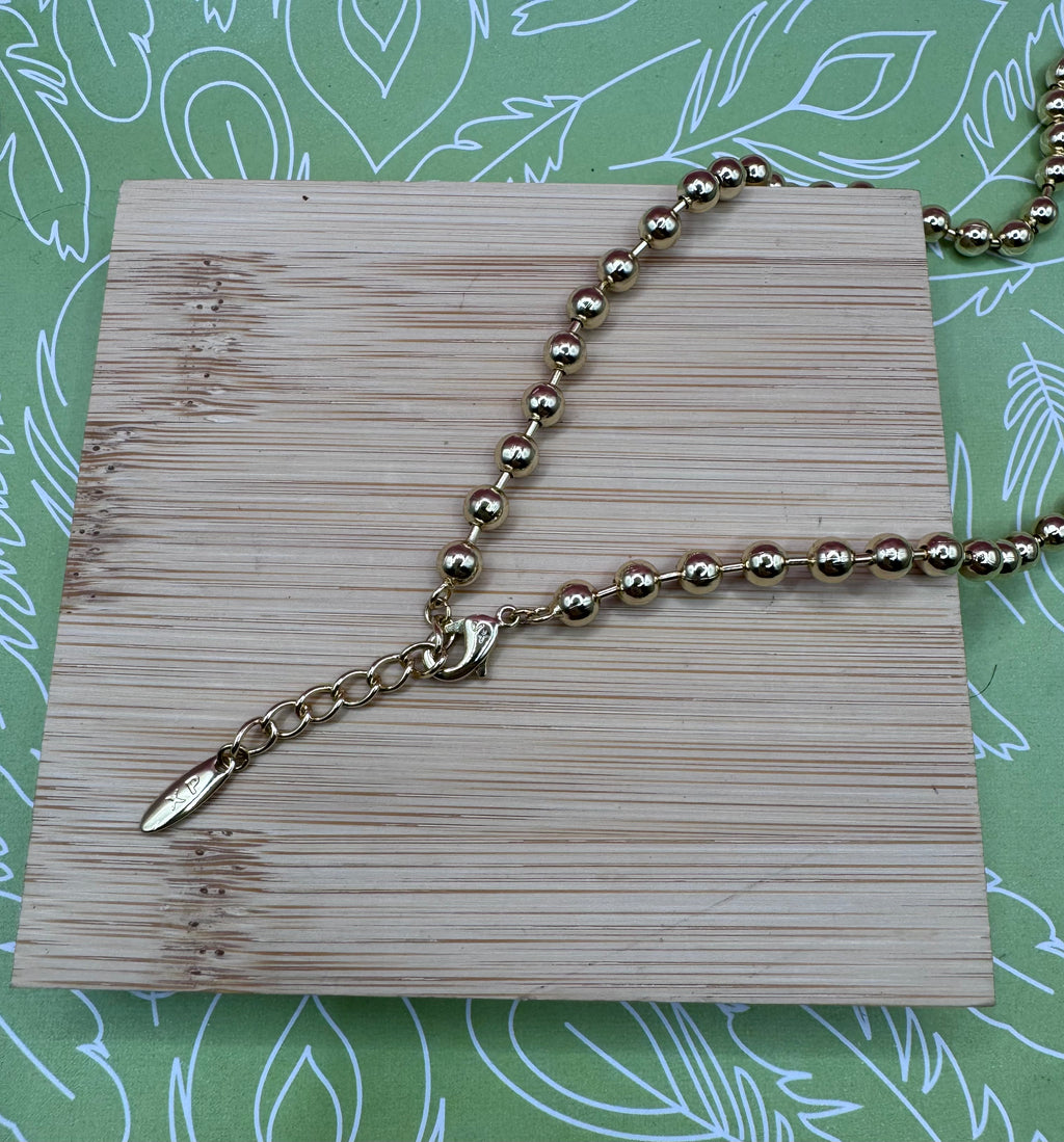 14K Necklace Chain 5-BB 45CM+3CM(18in + 2in)