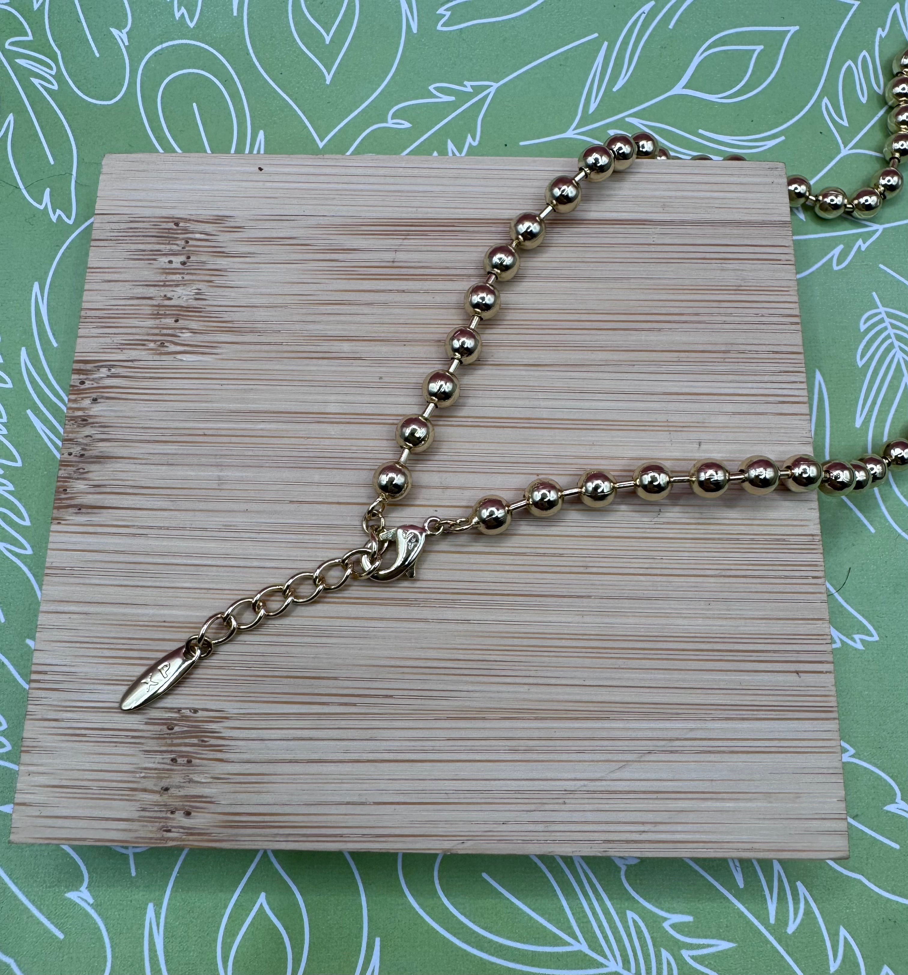 14K Necklace Chain 5-BB 45CM+3CM(18in + 2in)