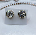 14K Stud Bling Earing EYX1-0083-7MM