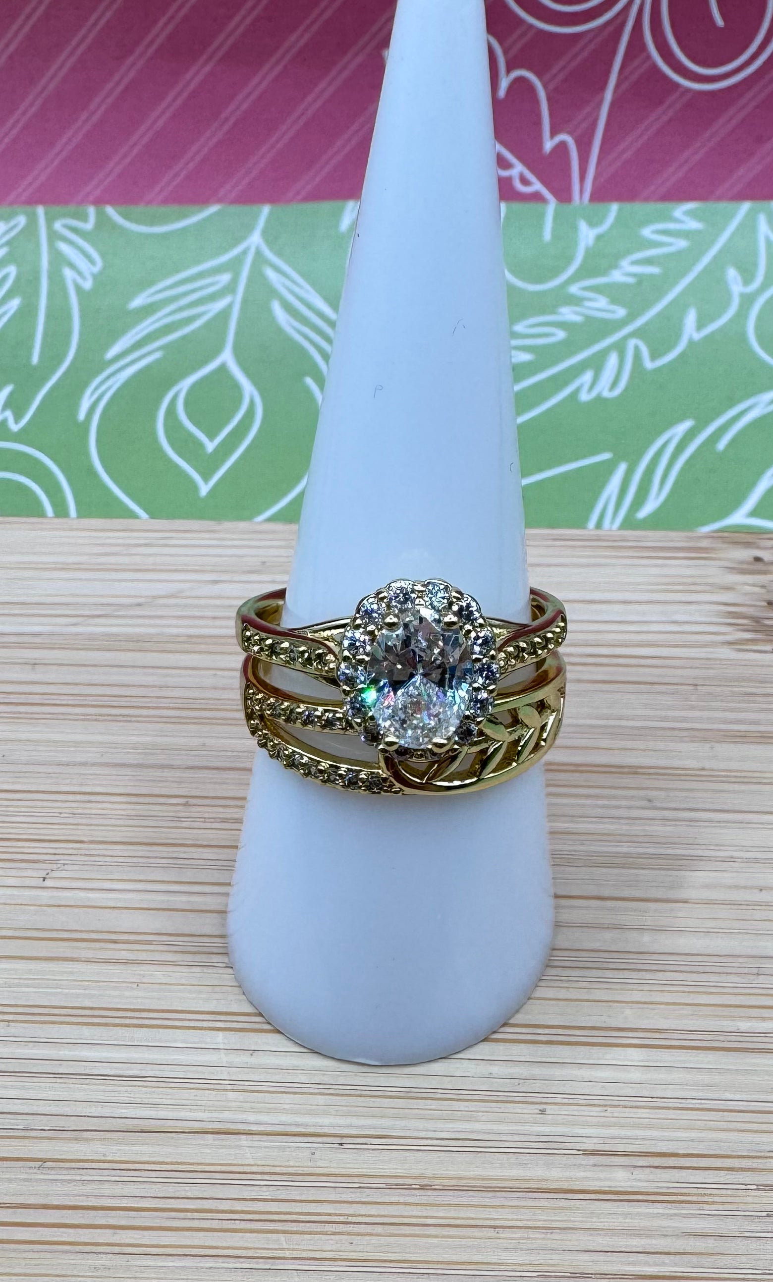14K Wedding Ring Set ML2870-M0375