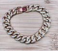 14K Cuban Bling Bracelet RQ186