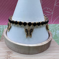 14K Black Tennis Butterfly Bracelet RQ190