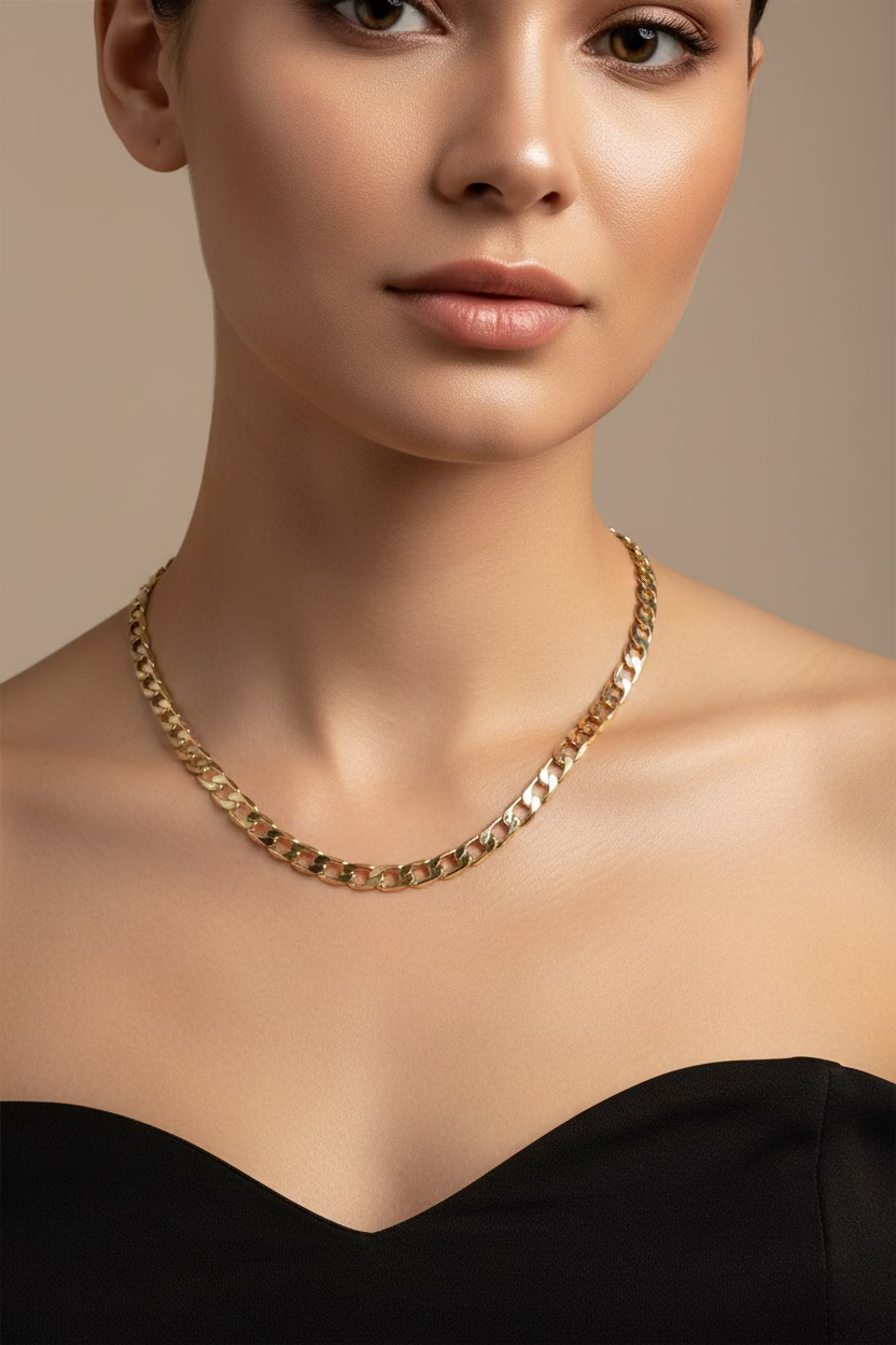 14K 20in Cuban Necklace Chain 5.5N-50CM LCC-27210060