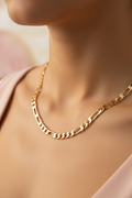 14K 18in Figaro Necklace Chain 5.5N-45CM LCC-27180060