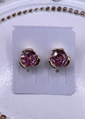 14K Pink Stud Earrings RK-69130014