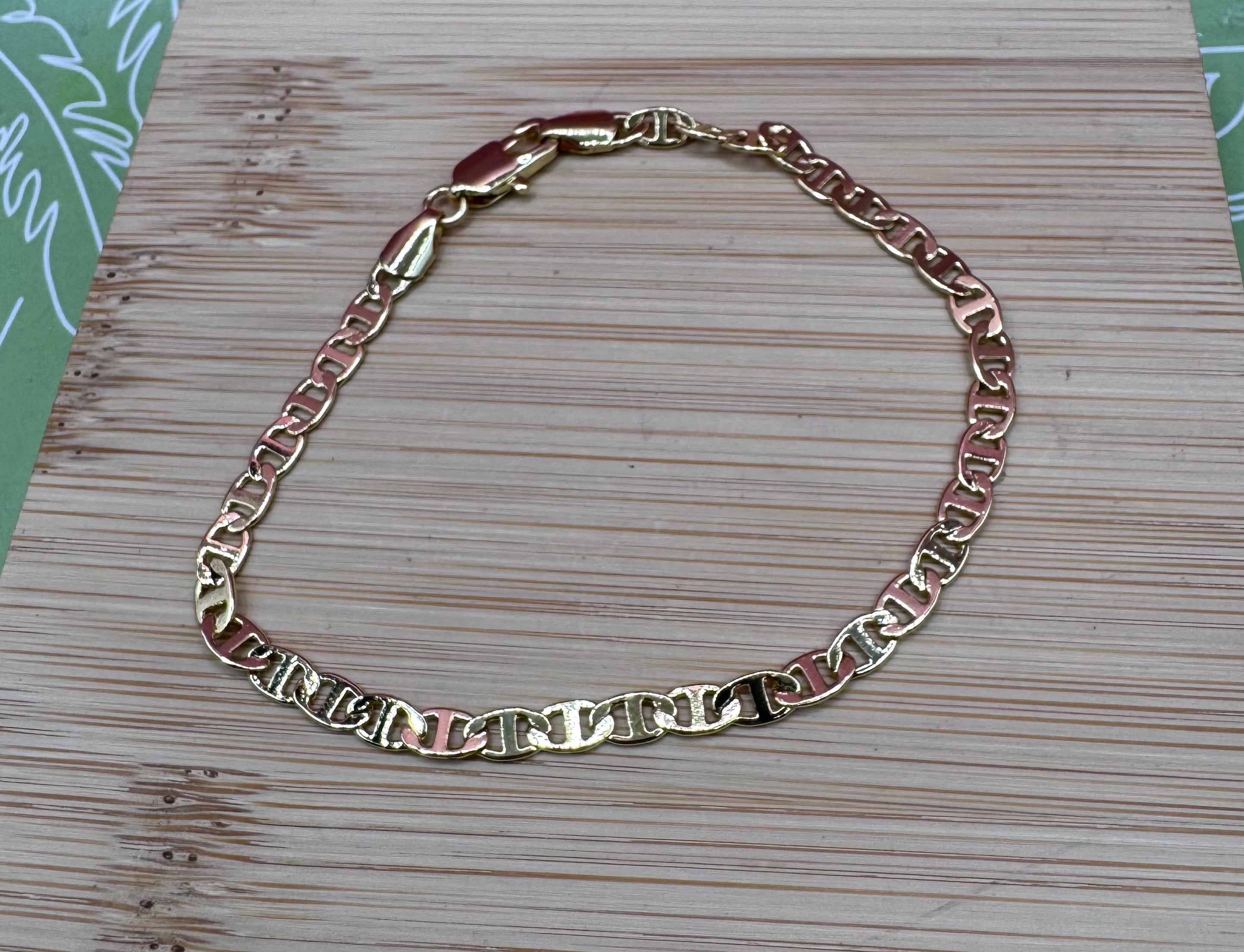 14K 7.5in GG Bracelet 4N-19CM LCC-42410005
